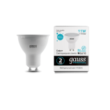 Gauss Elementary GU10 11W(850lm) 4100K 56×50 13621