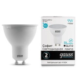 Gauss Elementary GU10 9W(660lm) 4100K 57×50 13629